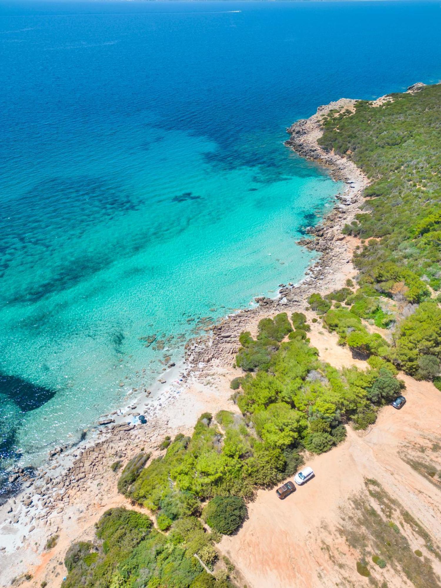 Rustico Porto Pino 30 Mt Dalla Spiaggia Exteriér fotografie